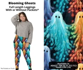 Blooming Ghosts Full Length Leggings w/ Pockets by ML&M