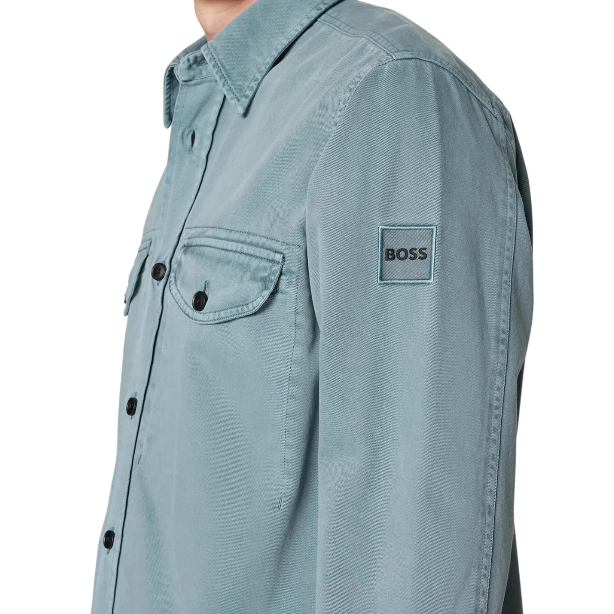 BOSS Lovelock Green Overshirt