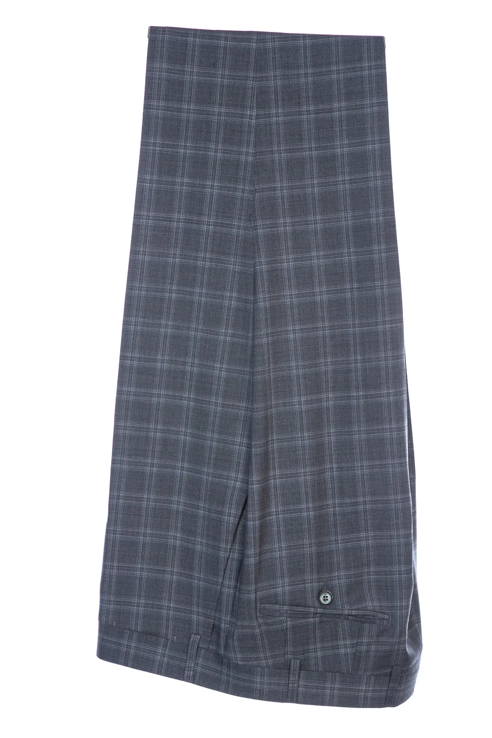 Canali Grey Check Suit in Grey Check