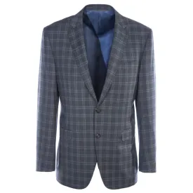 Canali Grey Check Suit in Grey Check