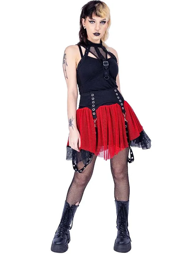 Cybele [Black/Red] | SKIRT*