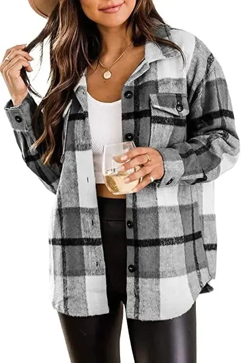 Flannel Casual Plaid Jacket