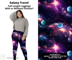 Galaxy Travel Full Length Leggings w/ Pockets By ML&M