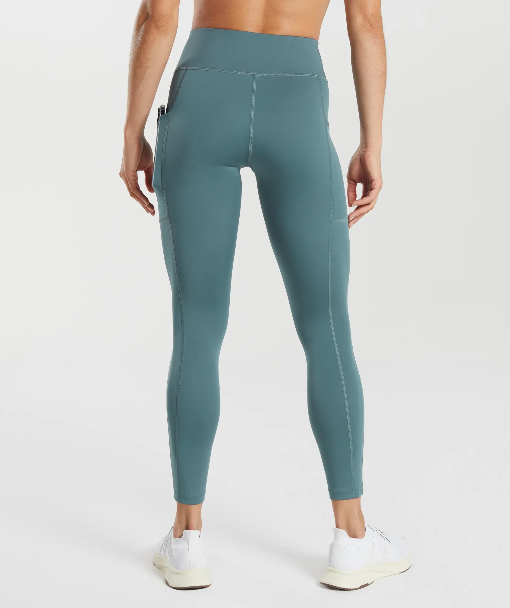 Gymshark Pocket Leggings - Denim Teal