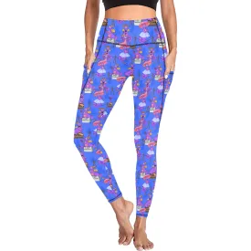 Haunted Mansion Figment Women's Athletic Leggings Wth Pockets