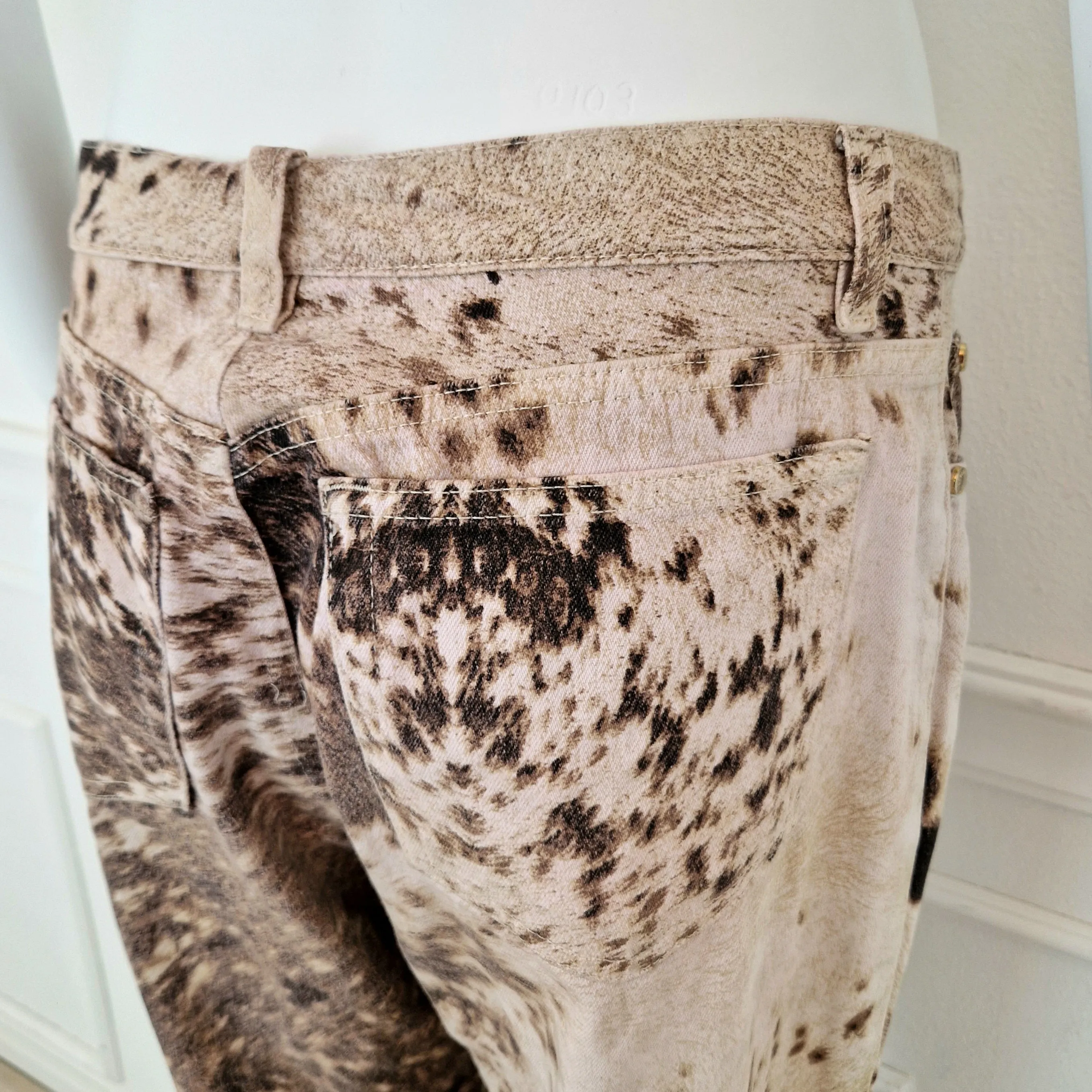 Jeans Roberto Cavalli leopard