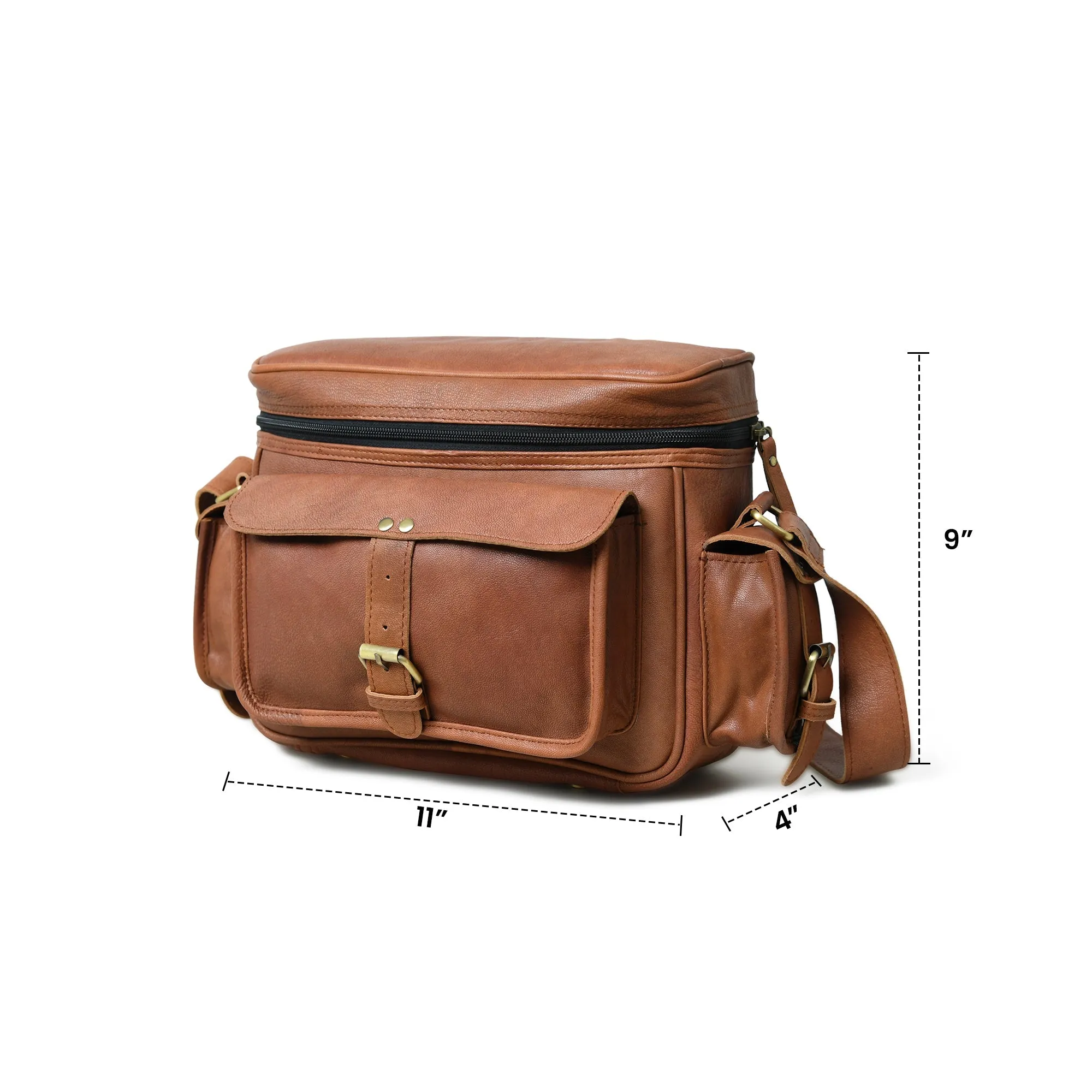 Luxe Leather Camera Bag