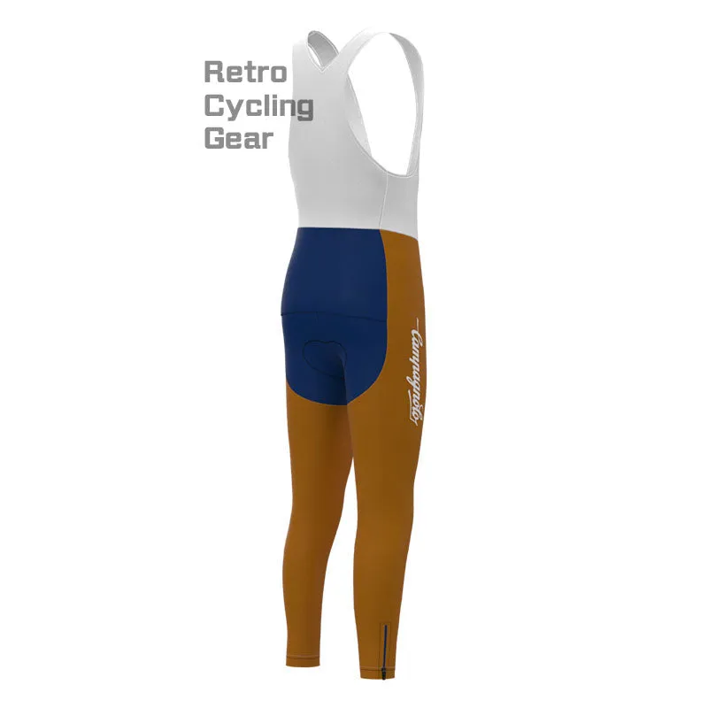 Molteni Brown-Blue Retro Cycling Pants