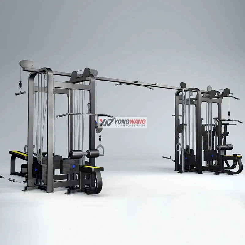 Multifunctional Gym Machine Cable Crossover Trainer 8  Multi-Station Power Rack Gym Fitness sets Machine