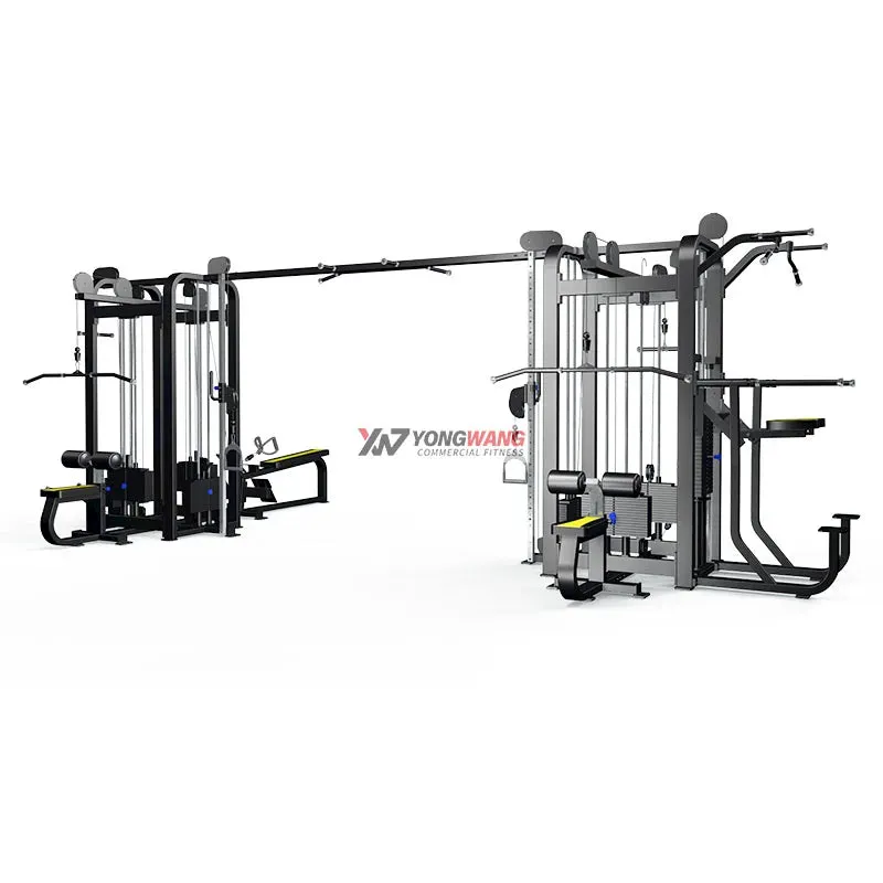 Multifunctional Gym Machine Cable Crossover Trainer 8  Multi-Station Power Rack Gym Fitness sets Machine