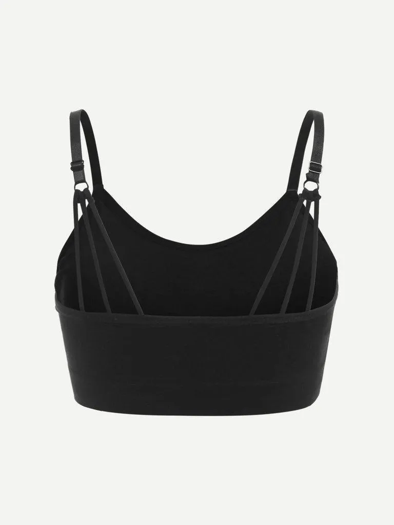 Ring Linked Striped Bra