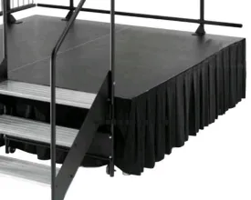 Stage Skirt, 48" x 12' Premier Black