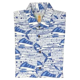 Super Stretch - Ocean Sailfish Hawaiian Shirt