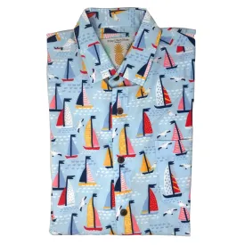 Super Stretch - Sailin Away Hawaiian Shirt