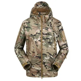 Tactical Camouflage Print Windbreaker