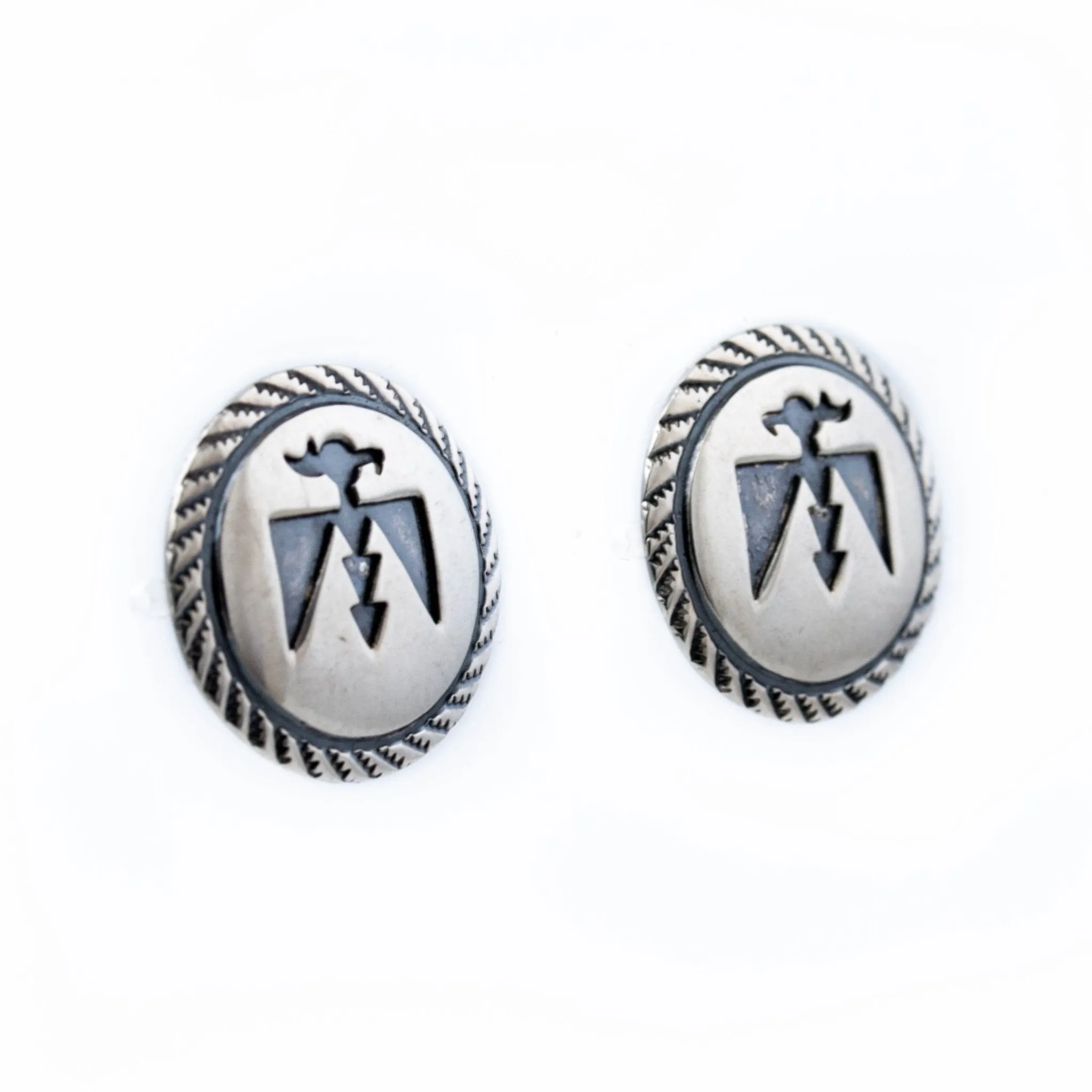 Thunderbird Navajo Overlay Earrings