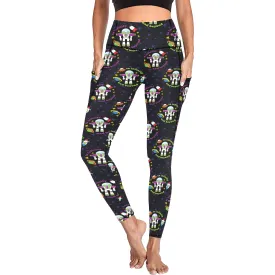 To Infinity And Beyond Women's Athletic Leggings With Pockets